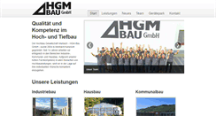 Desktop Screenshot of hgm-bau.de